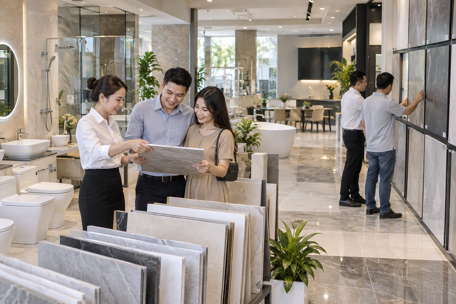 Mua gạch ốp lát ở đâu? Cách chọn nơi bán phù hợp, uy tín