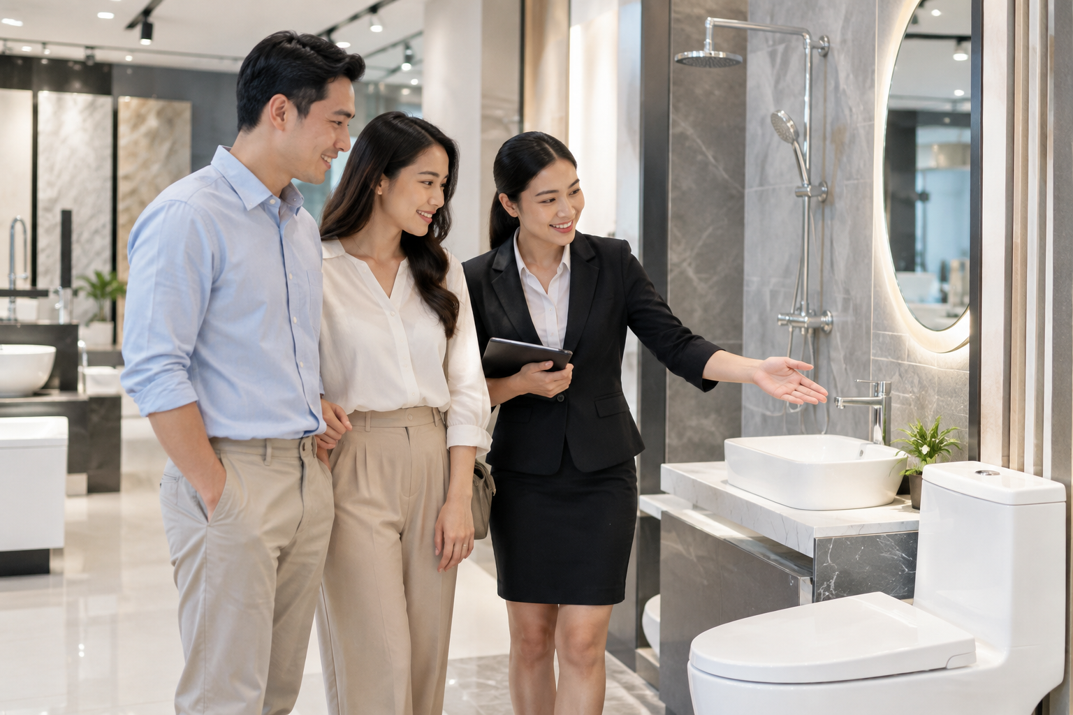 Thiết bị vệ sinh Nam Na: Chọn đúng cho phòng tắm tiện nghi