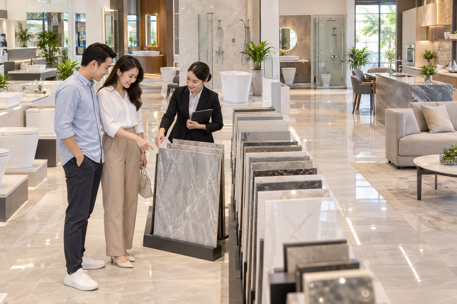 Cách chọn gạch lát nền đẹp, bền và phù hợp từng không gian