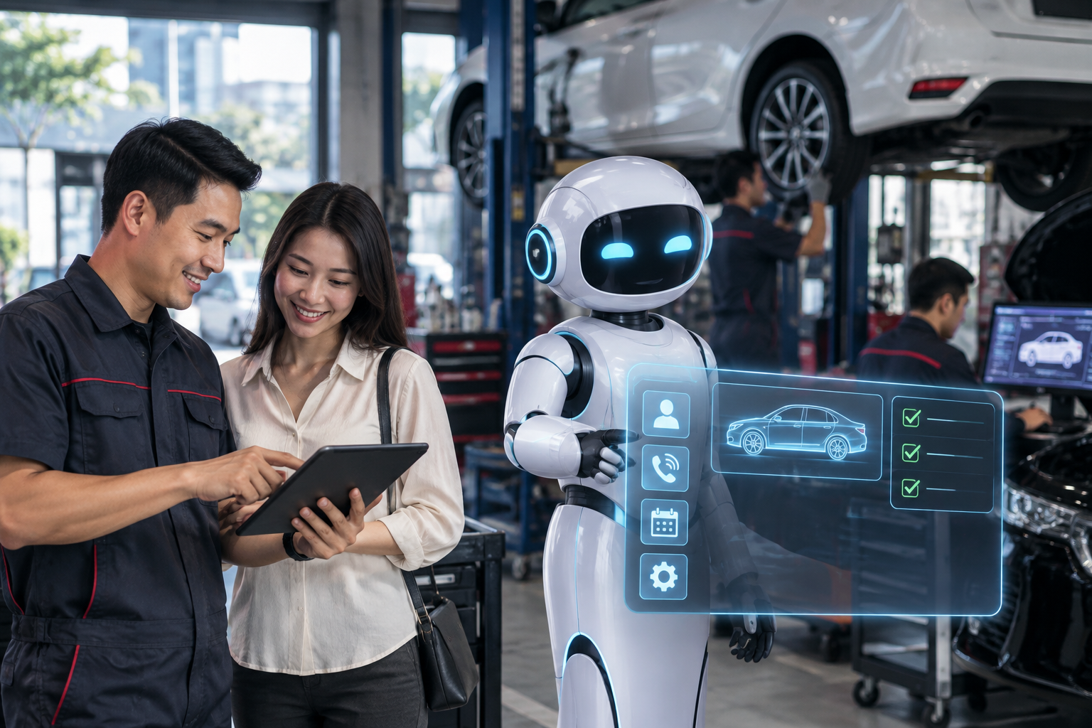 AI Agent cho gara ô tô: Tăng cơ hội doanh thu