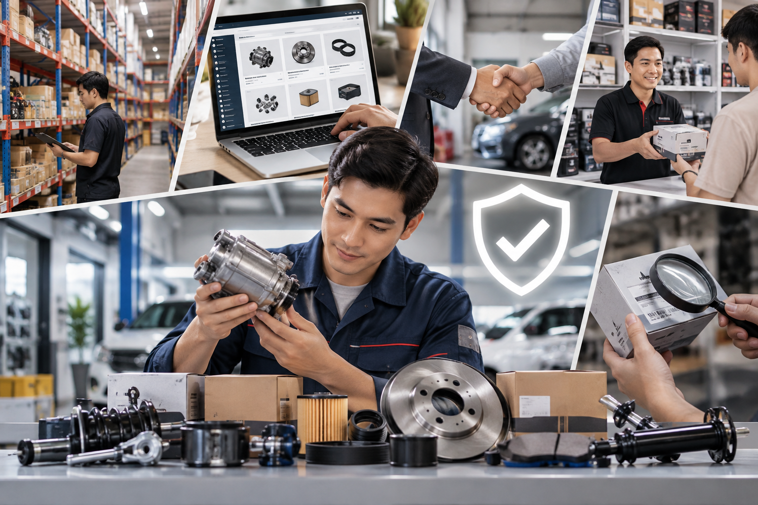 5 cách tìm nguồn hàng phụ tùng chính hãng giá rẻ