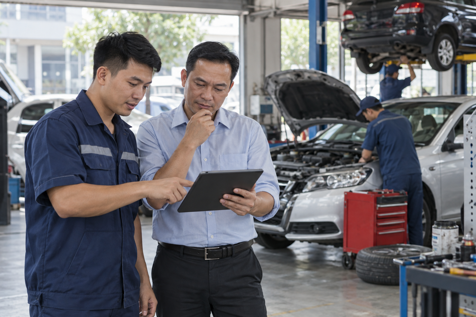 Phần mềm quản lý gara ô tô tích hợp AI: Chọn và dùng đúng