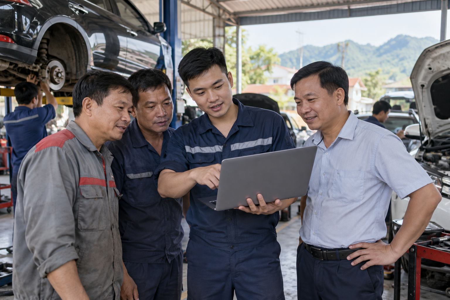 Trợ lý AI cố vấn dịch vụ ô tô: Hỗ trợ gara tại Nghệ An