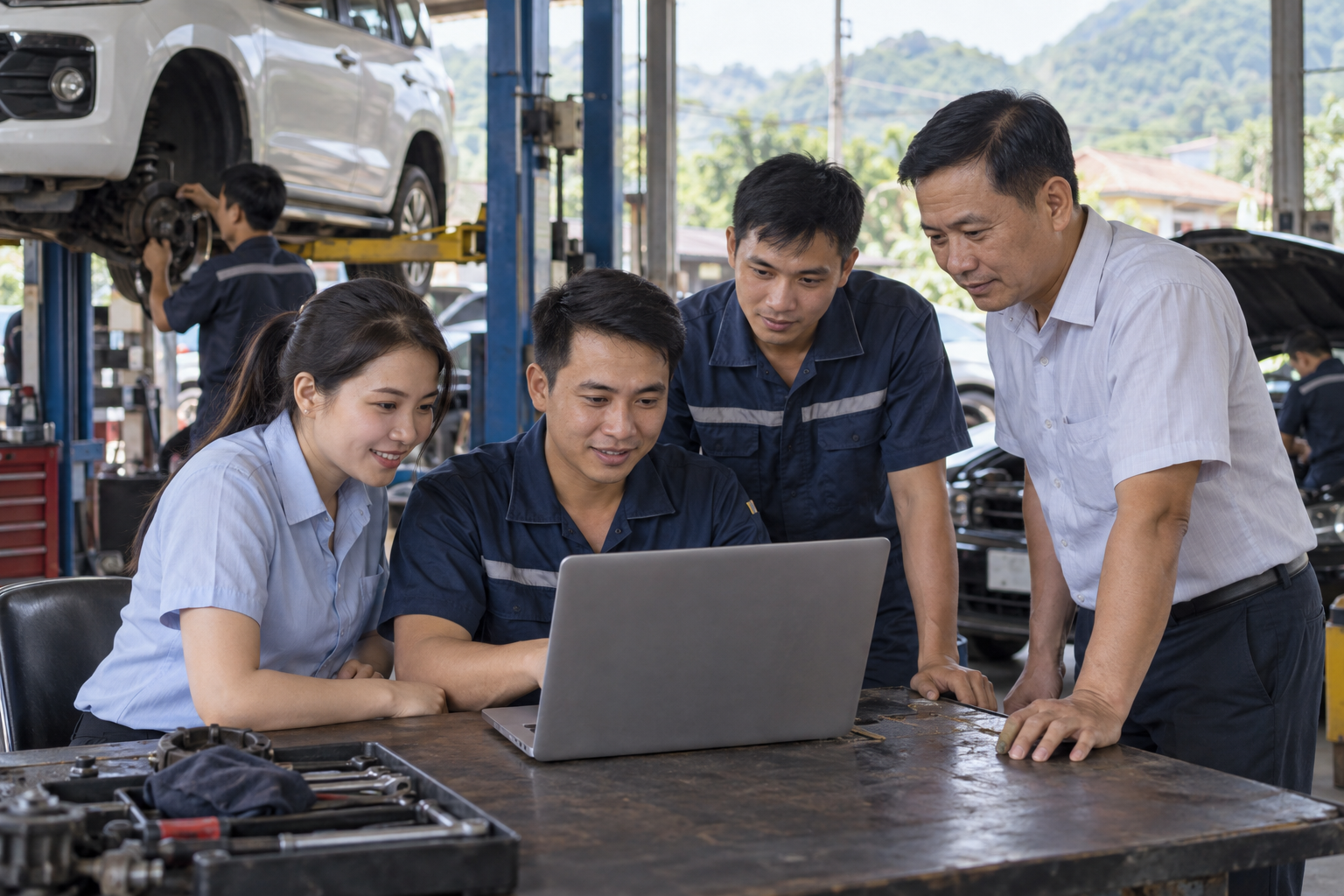 Chọn phần mềm quản lý gara ô tô thông minh tại Nghệ An