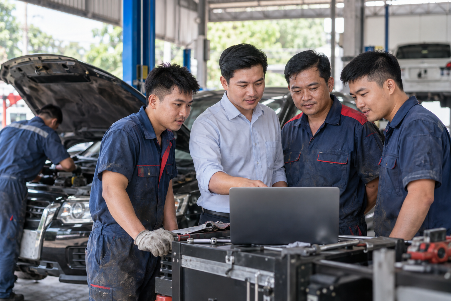 Phần mềm AI lập báo giá sửa chữa ô tô: Hướng dẫn cho gara